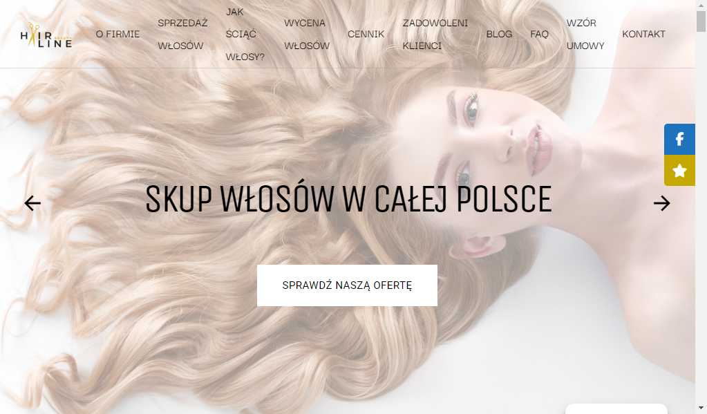 sprzedanie włosów